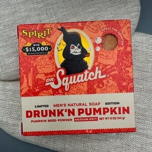 Dr. Squatch x Spirit Halloween Collab Soap Drunk'n Pumpkin Limited Edition 2025